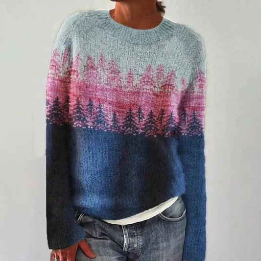 Delfina | Maglione con sprone ad abeti