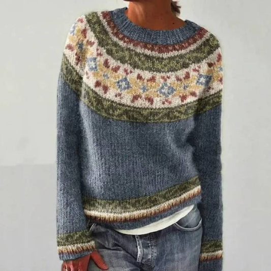Clara | Maglione con sprone a fiori
